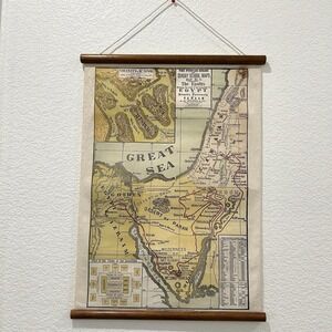 Vtg Sunday School Biblical Historical Map No 5 Peerless Series THE EXODUS Eilers